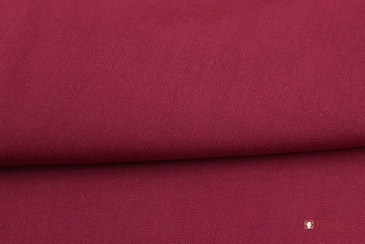 Штапель цв.Темно-малиновый, ш.1.45м, вискоза-100%, 110гр/м.кв - Купава фото 2