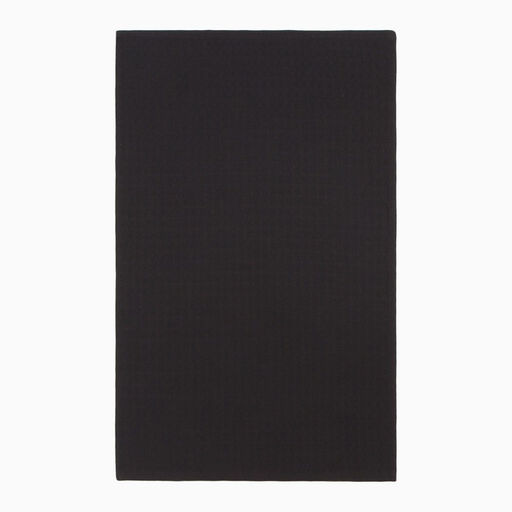 Полотенце Доляна цв. черный 35х60 см, 100% хл., крупная вафля 220 г/м2  фото 2