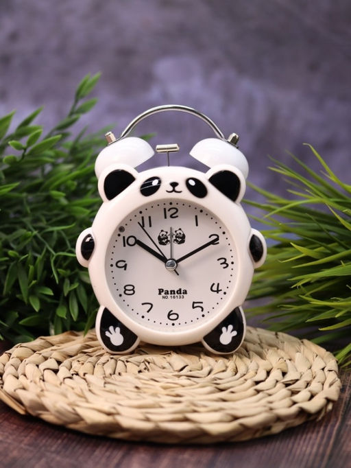 Часы-будильник "Panda", white (14х11 см)