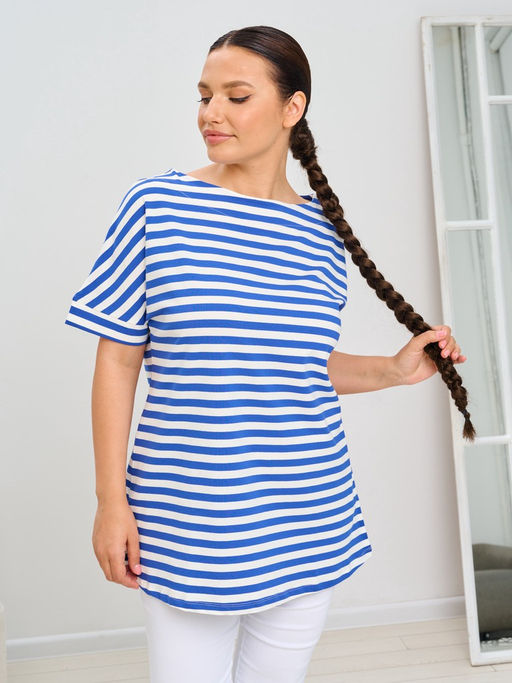 Футболка женская MR0251SS3 white/bright blue