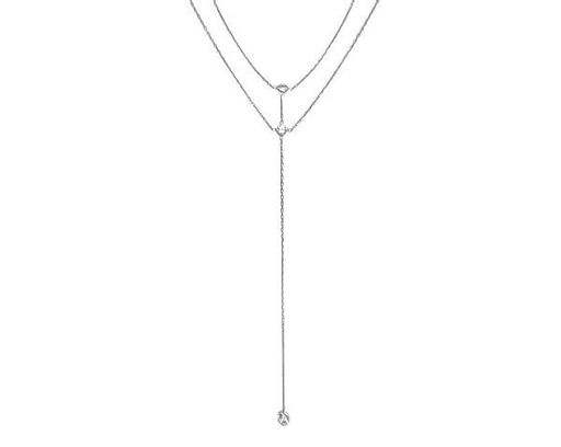 Колье, куб.циркон., ТФК-22
