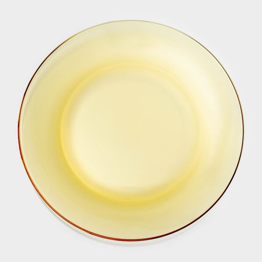 Сервиз столовый «Дымка», 6 предметов: 2 бульонницы 450 мл, 2 тарелки 500 мл, 2 тарелки d=23 см, жёлтый