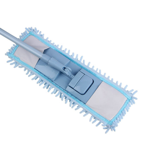 Швабра VETTA с насадкой из микрофибры букли, ручка телеск. окраш металл, арт. NP-7211, 444-268