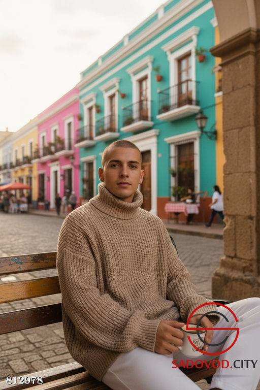 Свитер мужской вязанный - Bruno фото 6