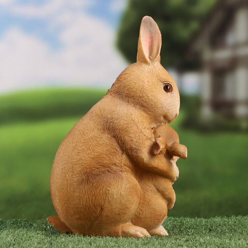 Фигурка полистоун TAKE IT EASY Зайчиха с зайчонком, 13?12?25 см