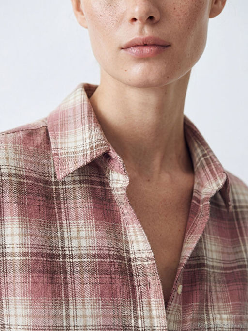 Ekose Kad?n G?mlek Tunik