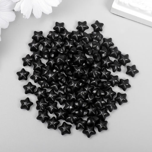Сургуч в гранулах в пакете Звёздочки чёрный матовый 55 гр 12х8 см - Simaland фото 2