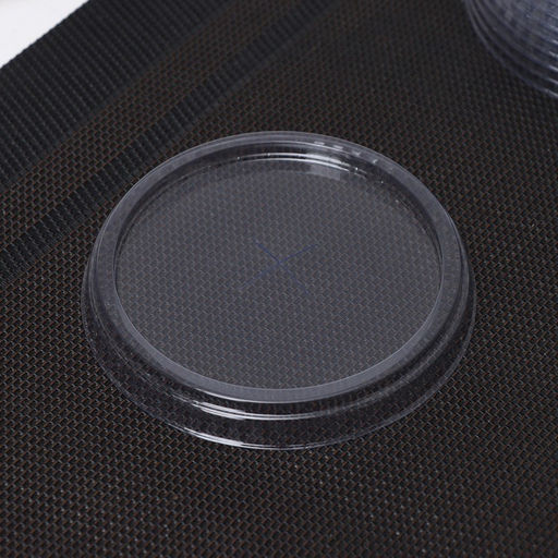 Цена за 50 шт. Крышка одноразовая для стакана с отверстием под трубочку, d=9,5 см, цвет прозрачный - Simaland фото 5