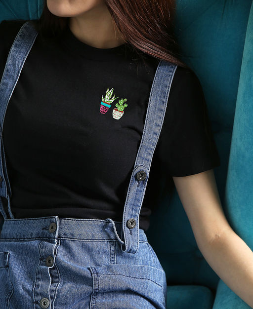 Набор для вышивания PANNA Живая картина JK-2208 Суккулент и кактус 3 х 6 см