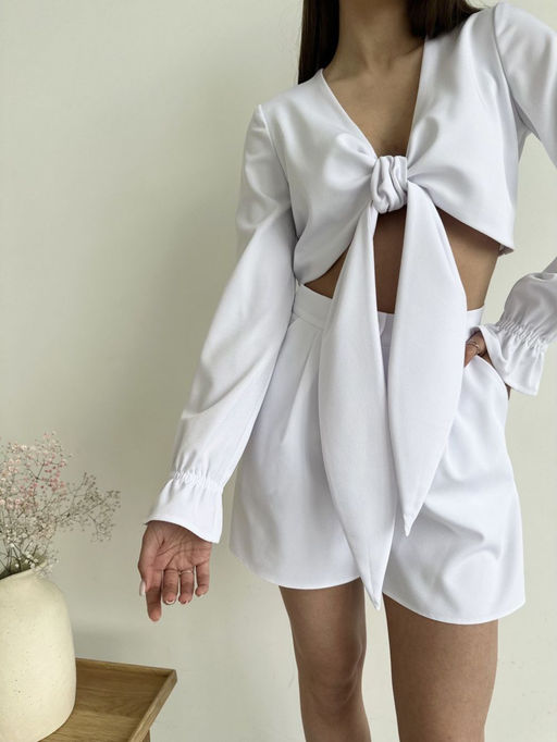 Костюм AURA 9161-164 белый  фото 3