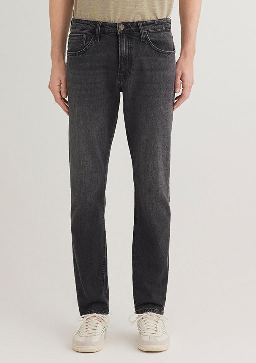 Jake Classic Denim Koyu Gri Jean Pantolon - Mavi фото 3