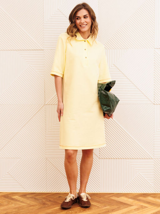 Платье Gizart 5394 сливочное масло  фото 6