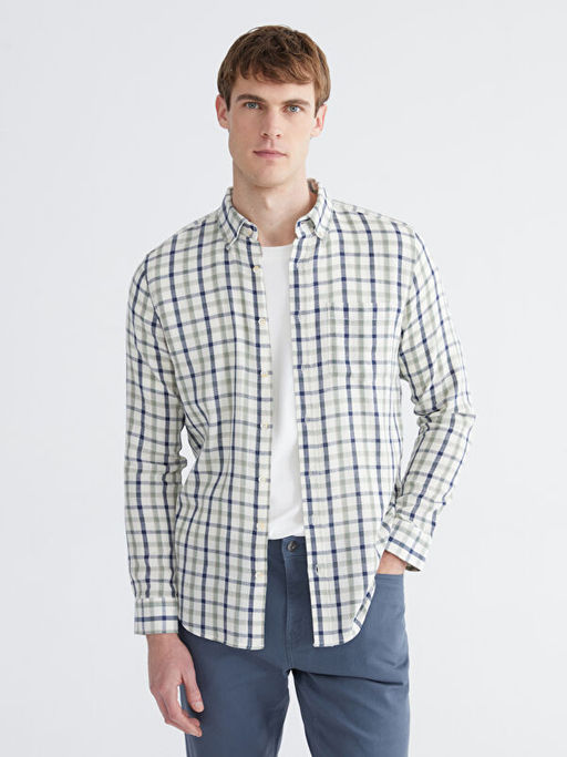 Regular Fit Ekose Erkek G?mlek