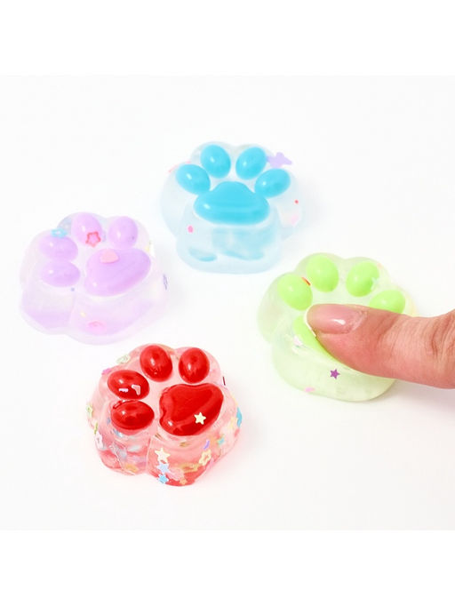 Цена за 20 шт. Сквиш антистресс - игрушка «Лапки», 4 шт.