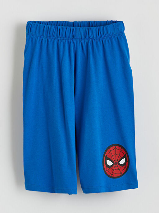 Spider-Man Bask?l? Erkek ?ocuk Pijama ?ort - Waikiki фото 2