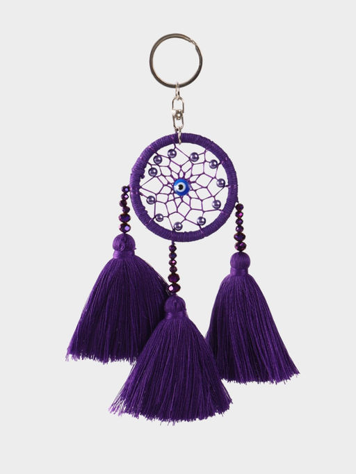 Брелок «Ловец снов», 17 см, фиолетовый