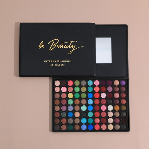Be Beauty, палетка матовых и сатиновых теней для век, 88 цветов, 35,2 гр
