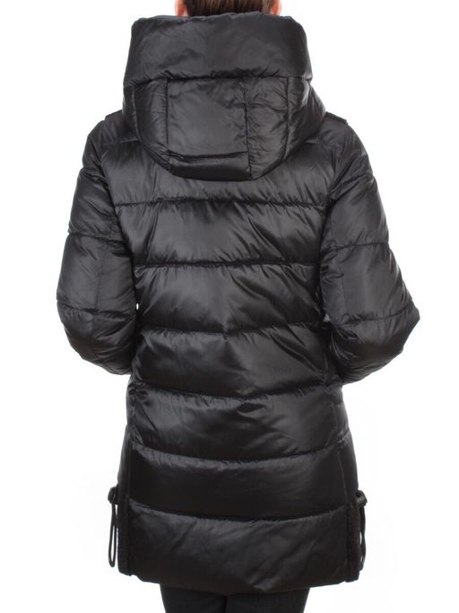 D6816 BLACK Куртка зимняя женская KARERSITER (200 гр. холлофайбера) - Fashion фото 5