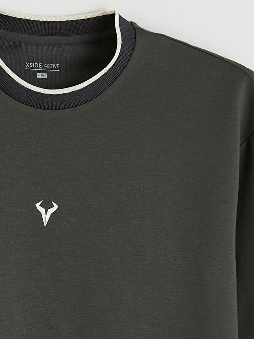 Bisiklet Yaka Erkek Spor Ti??rt