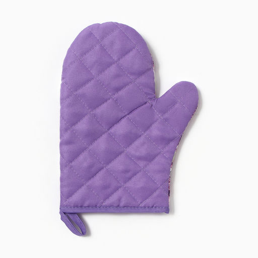 Варежка-прихватка Сирень, 20?27 см,100% п/э