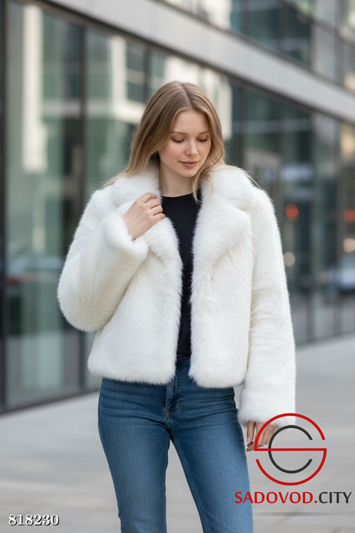 Шуба женская из искусственного меха