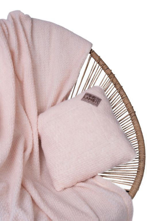 Комплект подушка+плед БУКЛЕ - Woollamb фото 14
