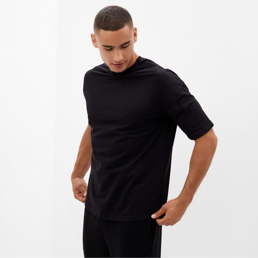 Футболка мужская MINAKU: Basic line MAN цвет черный, р-р 46