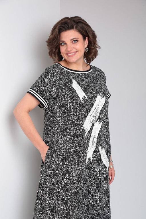 Платье INVITE 4083 черный дизайн - Mira fashion фото 217