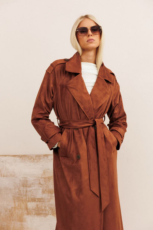 Плащ KOKOdea 11001 коричневый