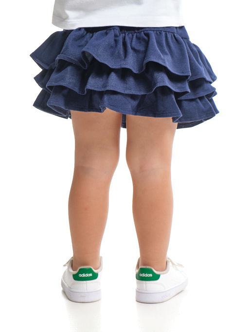 Юбка для девочки UD 1265 синий - Mini maxi фото 6