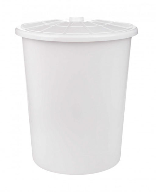 Бак универсальный с крышкой 100л белый М6925