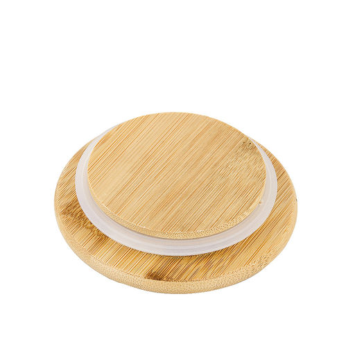 Банка для сыпучих продуктов (с бамбуковой крышкой) Bianco & Nero 11*11*19см. v=1300 мл.(инд. упак) - Bona di фото 2