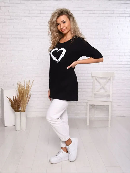 Футболка удлиненная 783