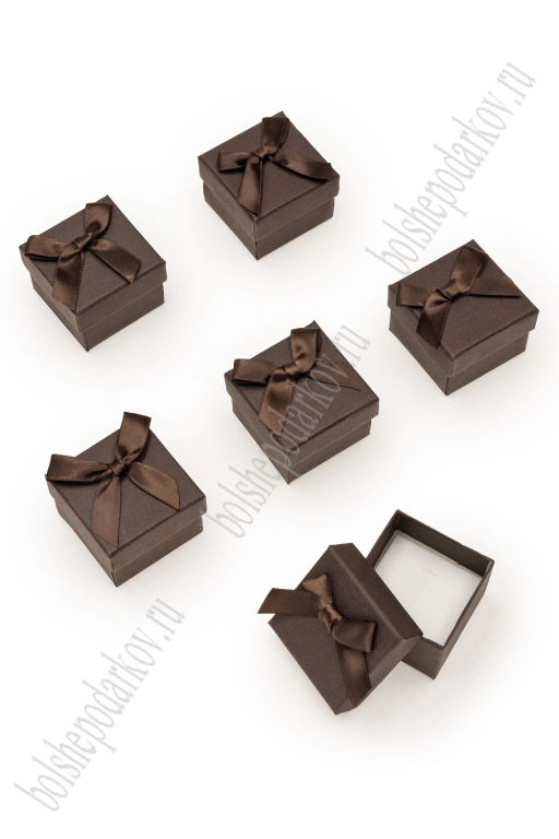 Коробочки для украшений 5*5*3,5 см (6 шт) SF-7987, коричневый