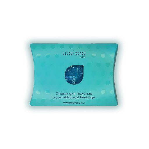 Спонж для пилинга лица Natural Peeling (Лагуна) - Wai ora фото 4