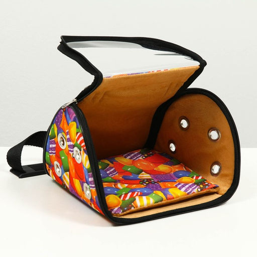 Сумка - переноска для животных Мини 25 х 21 х 16 см, микс цветов - Simaland фото 5