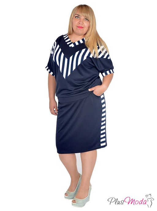 Туника Модель №484 размеры 44-80 - Plusmoda фото 2