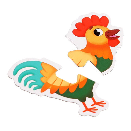 Магнитные макси-пазлы На ферме, в металлической коробке - Puzzle time фото 8