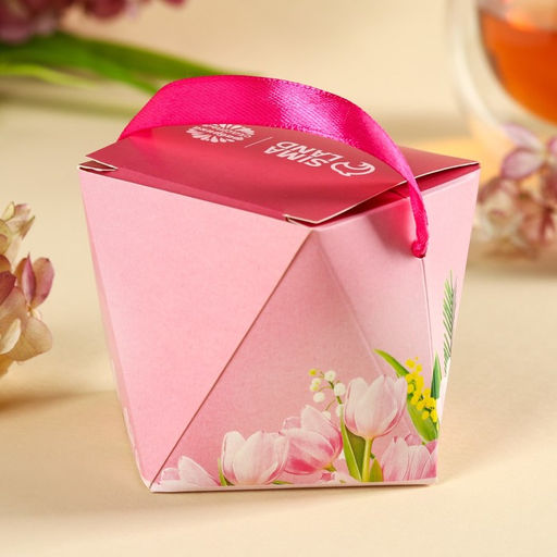 Конфеты шоколадные Для самой красивой в коробке с ручкой, 150 г. - Simaland фото 3