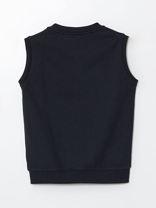 V Yaka Erkek Bebek Yelek - Waikiki фото 3