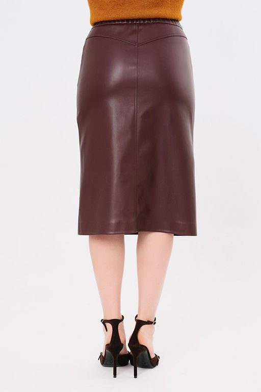 NOBBY Юбка Ю52-500/5 (эко-кожа бордо)  фото 5