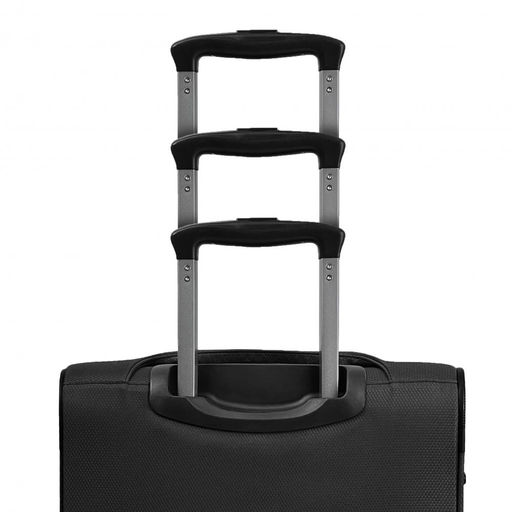 Чемодан (комплект из 3-х) ткань, 50125 Черный - Mironpan фото 2