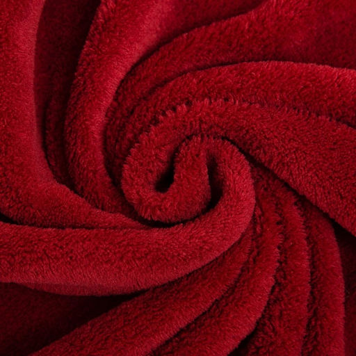 Плед с рукавами «Этель» 150×200 см, корал-флис, 220 г/м², бордовый