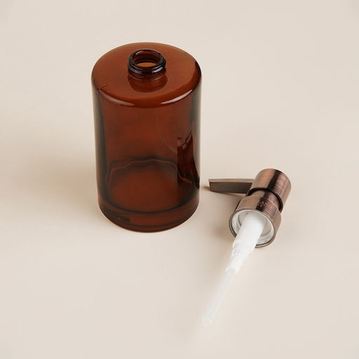 Аксессуары для ванной SL Home, 3 предмета, дозатор, мыльница, стакан, коричневый