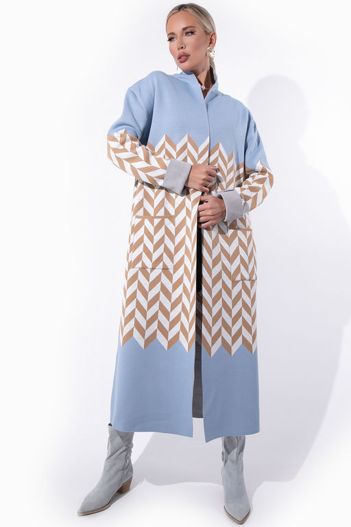 Кардиган Будь эксклюзивной! (небо) - Эльза фото 10