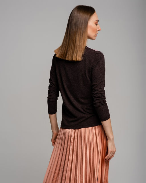 Лонгслив с вырезом мыс 70.9.3 * - Elena sorti фото 4