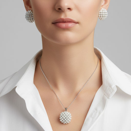 Комплект колье+серьги Fiore Luna