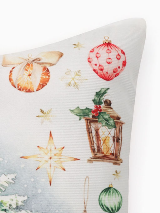 Подушка декоративная новогодняя «Этель. Time to decorate», 40×40 см, велюр