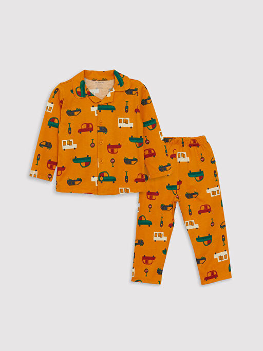 Polo Yaka Erkek Bebek Pijama Tak?m?