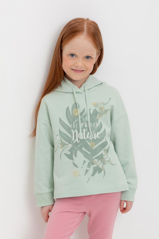 К 302489/дымчатый нефрит джемпер для дев